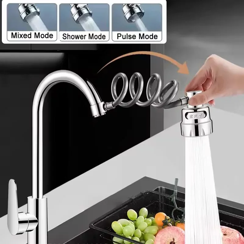 3 Modes Sink Faucet Extender with Stretchable Hose 360° Rotation Filter Water Saving Faucet Sprayer Attachment Faucet Extender
3 Modes Sink Faucet Extender with Stretchable Hose 360° Rotation Filter Water Saving Faucet Sprayer Attachment Faucet Extender