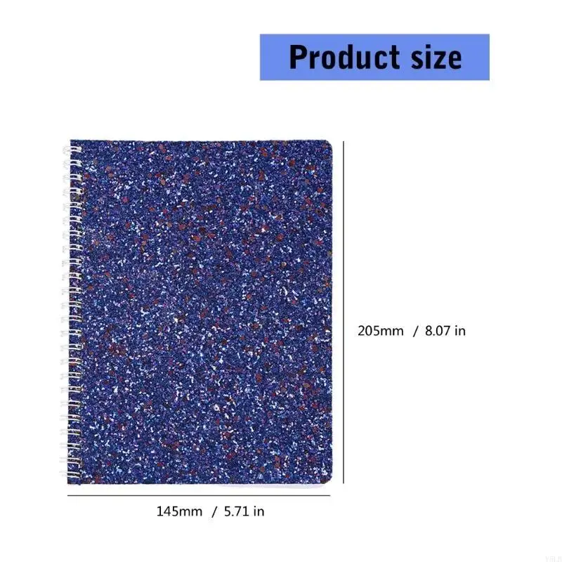 Y5LB A 5 Spirals Notebook Journal Notebook Glittering Notepads Stationery Notebooks Travel Notebook Colorful Prism Notebook
Y5LB A 5 Spirals Notebook Journal Notebook Glittering Notepads Stationery Notebooks Travel Notebook Colorful Prism Notebook