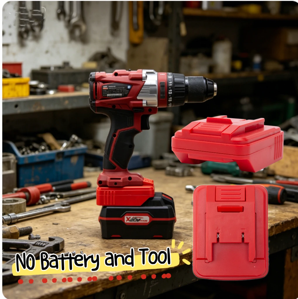 Portable 3D Printed Power Battery Adaptor, Parkside 20V Li-ion Battery Connector Fit OZITO 18V Electric Power Tools Accessory
Portable 3D Printed Power Battery Adaptor, Parkside 20V Li-ion Battery Connector Fit OZITO 18V Electric Power Tools Accessory