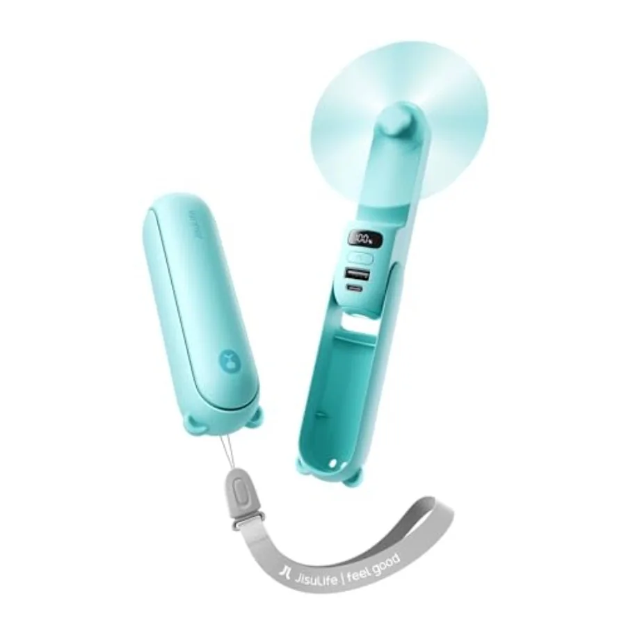 Handheld Travel Fan, Upgraded Mini Portable Fan with Up to 24 Working Hours for Long-term Outdoor Cooling, Combines Power Bank
Handheld Travel Fan, Upgraded Mini Portable Fan with Up to 24 Working Hours for Long-term Outdoor Cooling, Combines Power Bank