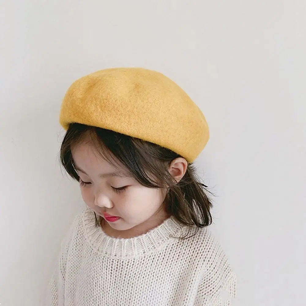Winter Flattish Cap Kids Caps Warm Hat Solid Color Korean Style Hat Girl Beret Children's Caps Children's Beret Baby Wool Hat
Winter Flattish Cap Kids Caps Warm Hat Solid Color Korean Style Hat Girl Beret Children's Caps Children's Beret Baby Wool Hat