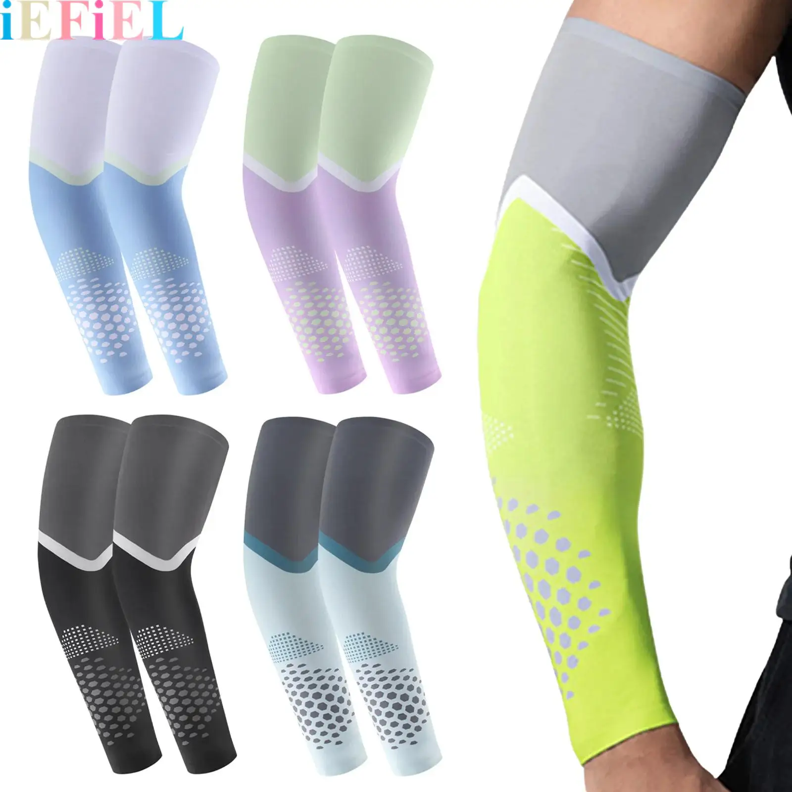 Men Women Sports Compression Arm Sleeves Breathable Sun-protection Arm Protectors for Basketball Running Cycling And Fitness
Men Women Sports Compression Arm Sleeves Breathable Sun-protection Arm Protectors for Basketball Running Cycling And Fitness