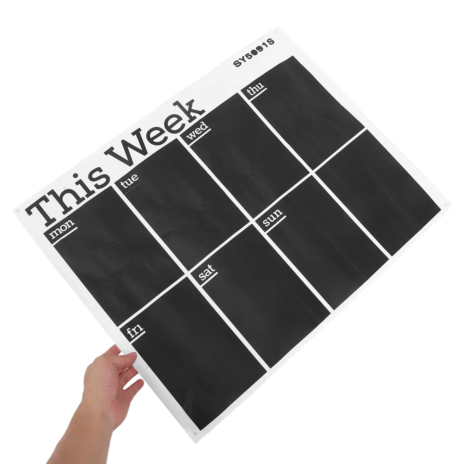 Weekly Self-Adhesive Schedule Board Chalkboard Sticker for Wall Fridge Office Home School Easy Paste Remove Dry Erase Plan
Weekly Self-Adhesive Schedule Board Chalkboard Sticker for Wall Fridge Office Home School Easy Paste Remove Dry Erase Plan