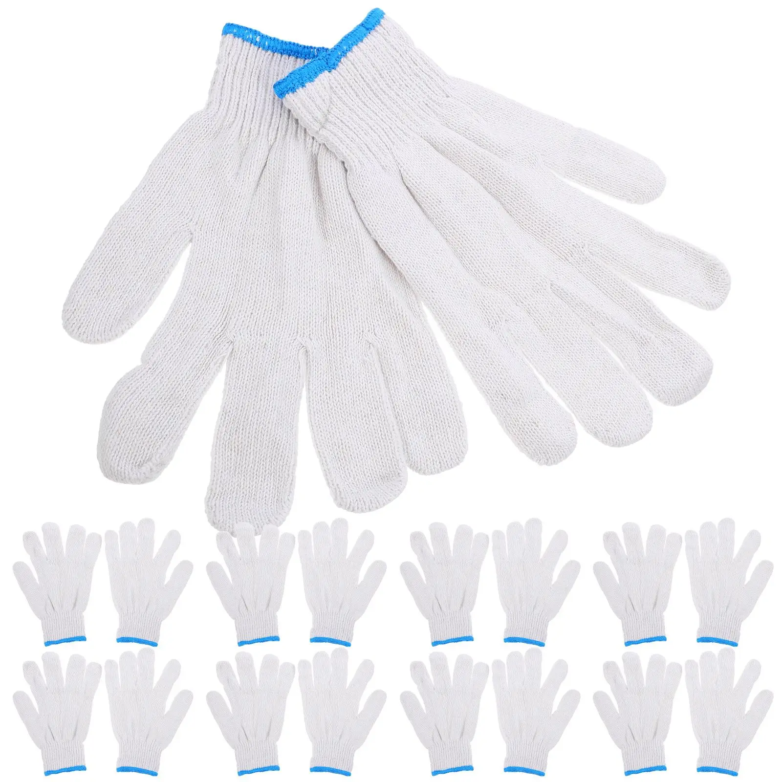20 Pcs Slip Cotton Gardener Gloves Gloves White Durable Stitching Machine Washable Garden Work Protective Outdoor
20 Pcs Slip Cotton Gardener Gloves Gloves White Durable Stitching Machine Washable Garden Work Protective Outdoor