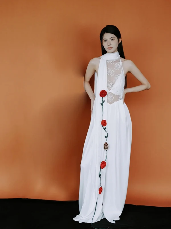 Кружевной прозрачный комбинезон с широкими штанинами Ele, шелковый комплект с цветочным принтом, летний модный костюм-двойка для женщин во время 20-х–30 лет
Кружевной прозрачный комбинезон с широкими штанинами Ele, шелковый комплект с цветочным принтом, летний модный костюм-двойка для женщин во время 20-х–30 лет