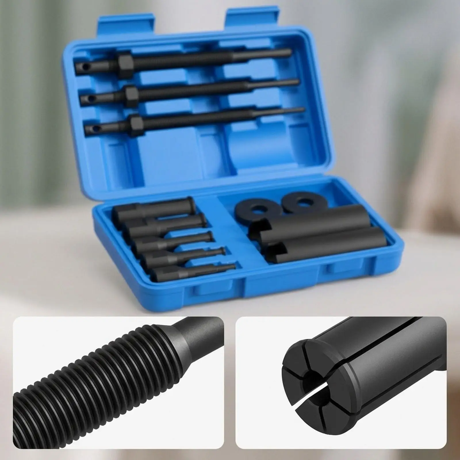 Motorcycle Bearing Puller Kit Removal Tool Multipurpose Cycling Motorcycle Internal Bearing Extractor Remover for Garage
Motorcycle Bearing Puller Kit Removal Tool Multipurpose Cycling Motorcycle Internal Bearing Extractor Remover for Garage