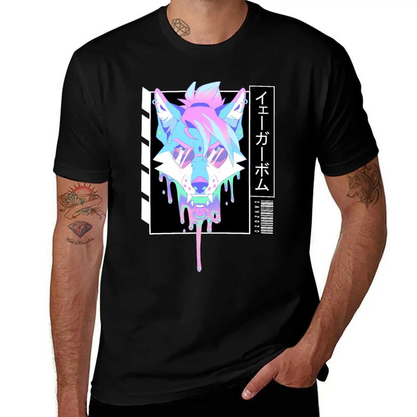 Aesthetic Cyberpunk Vaporwave Wolf T-Shirt Clothing hippie clothes cotton man t-shirts men tshirt
Aesthetic Cyberpunk Vaporwave Wolf T-Shirt Clothing hippie clothes cotton man t-shirts men tshirt
