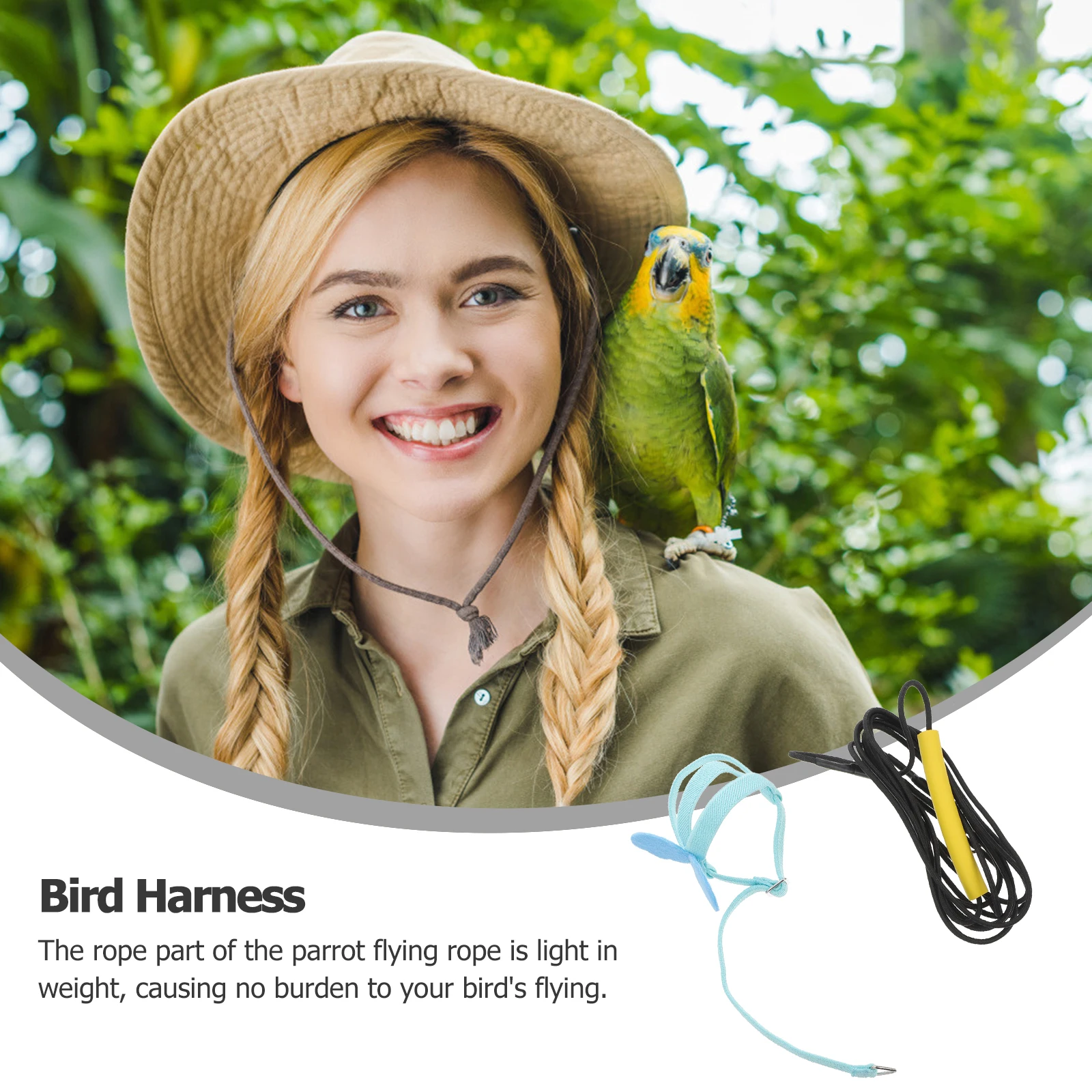 1Pcs Bird Harness Leash Adjustable Lightweight Parrot Traction Rope Outdoor Flying Training Bird Harness Leash
1Pcs Bird Harness Leash Adjustable Lightweight Parrot Traction Rope Outdoor Flying Training Bird Harness Leash