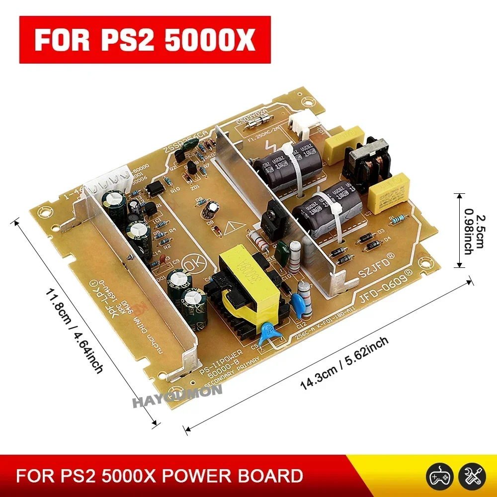 Power Board Console Board Built in Power Board Power Supply Console Board for PS2-50000/50001/50006 for PS2 3000X Game Console
Power Board Console Board Built in Power Board Power Supply Console Board for PS2-50000/50001/50006 for PS2 3000X Game Console