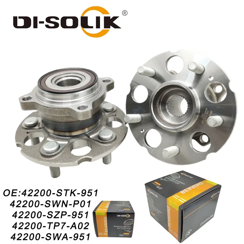 DI-SOLIK Auto Car 4WD Parts Rear Wheel Hub Bearing Unit Assembly42200-STK-951 42200-SWN-P01 42200-SJL-951 42200-TP7-A02 VKBA7441
DI-SOLIK Auto Car 4WD Parts Rear Wheel Hub Bearing Unit Assembly42200-STK-951 42200-SWN-P01 42200-SJL-951 42200-TP7-A02 VKBA7441