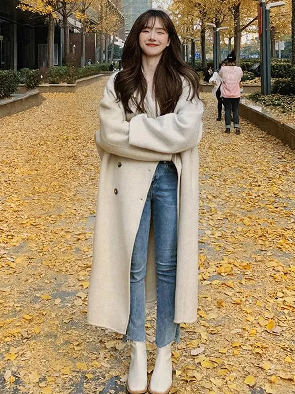 Двустороннее шерстяное пальто Oaeal для женщин, средней длины, новая коллекция осень-зима 2025, маленький размер, премиум-класс
Двустороннее шерстяное пальто Oaeal для женщин, средней длины, новая коллекция осень-зима 2025, маленький размер, премиум-класс