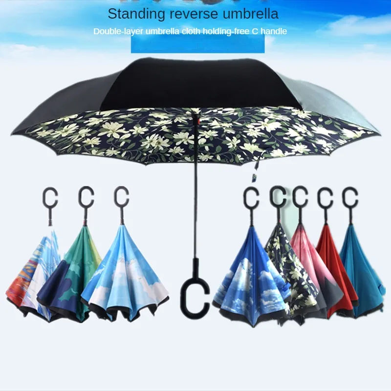 Cute Umbrella Reverse Umbrellas Rain Sun Garden Rain Gear Pretty Umbrella Car Windproof Double Layer Umbrella Uv Blocking
Cute Umbrella Reverse Umbrellas Rain Sun Garden Rain Gear Pretty Umbrella Car Windproof Double Layer Umbrella Uv Blocking