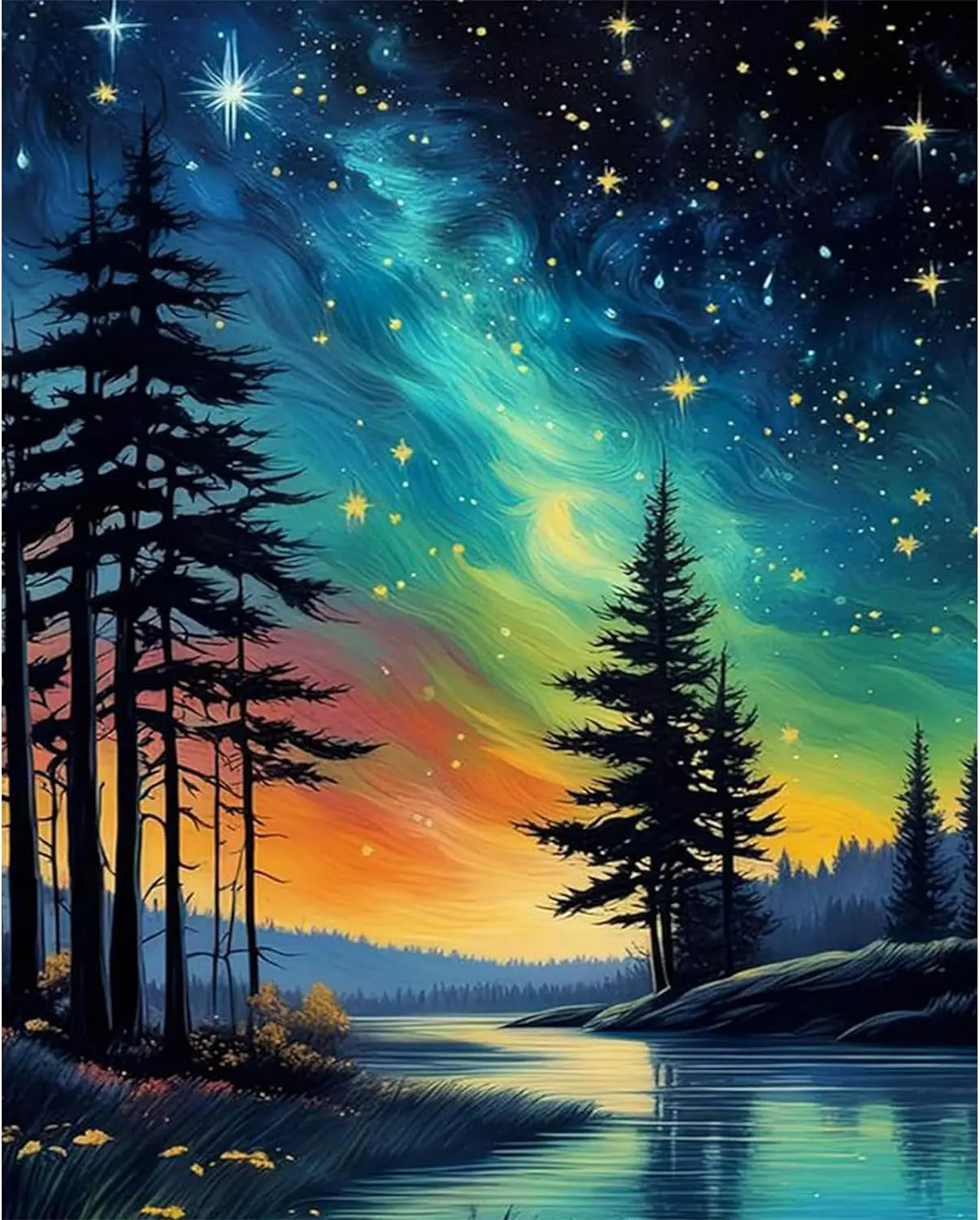 RUOPOTY DIY Diamond Painting Landscape Tree Full Square Diamond Embroidery Windmill Modern Craft Kit Gift Wall Decoration
RUOPOTY DIY Diamond Painting Landscape Tree Full Square Diamond Embroidery Windmill Modern Craft Kit Gift Wall Decoration