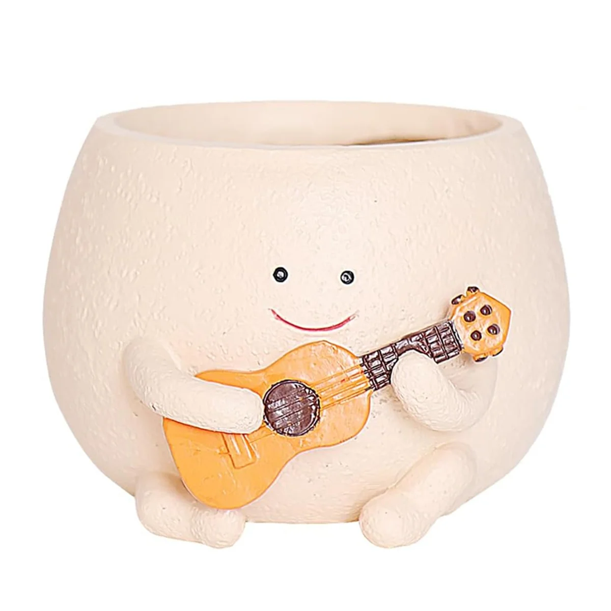 B08B-Smily Face Planter Pot with Drainage Hole Cute Resin for String of Plant Unique Guitar Succulent Pots for Indoor
B08B-Smily Face Planter Pot with Drainage Hole Cute Resin for String of Plant Unique Guitar Succulent Pots for Indoor