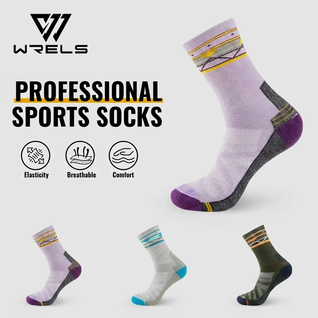 WRELS 1/2/3 Pairs Merino Wool Hiking Socks Breathable Anti Odor Sports Socks Men Women Moisture Wicking Outdoors Running Socks
WRELS 1/2/3 Pairs Merino Wool Hiking Socks Breathable Anti Odor Sports Socks Men Women Moisture Wicking Outdoors Running Socks