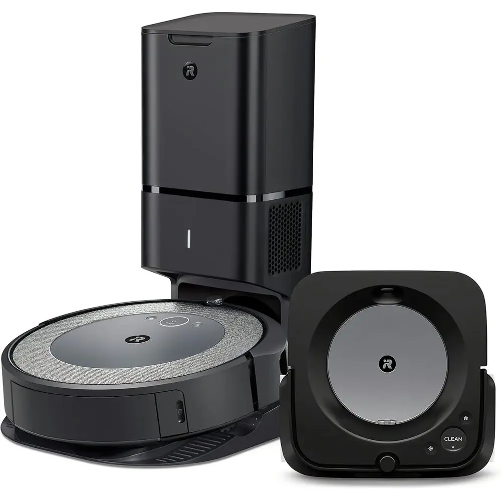 Smart Robot Vacuum and Mop Bundle with Wi-Fi Connectivity, Smart Mapping, Alexa Compatible, Precise Spray, Edge Cleaning for Mul
Smart Robot Vacuum and Mop Bundle with Wi-Fi Connectivity, Smart Mapping, Alexa Compatible, Precise Spray, Edge Cleaning for Mul