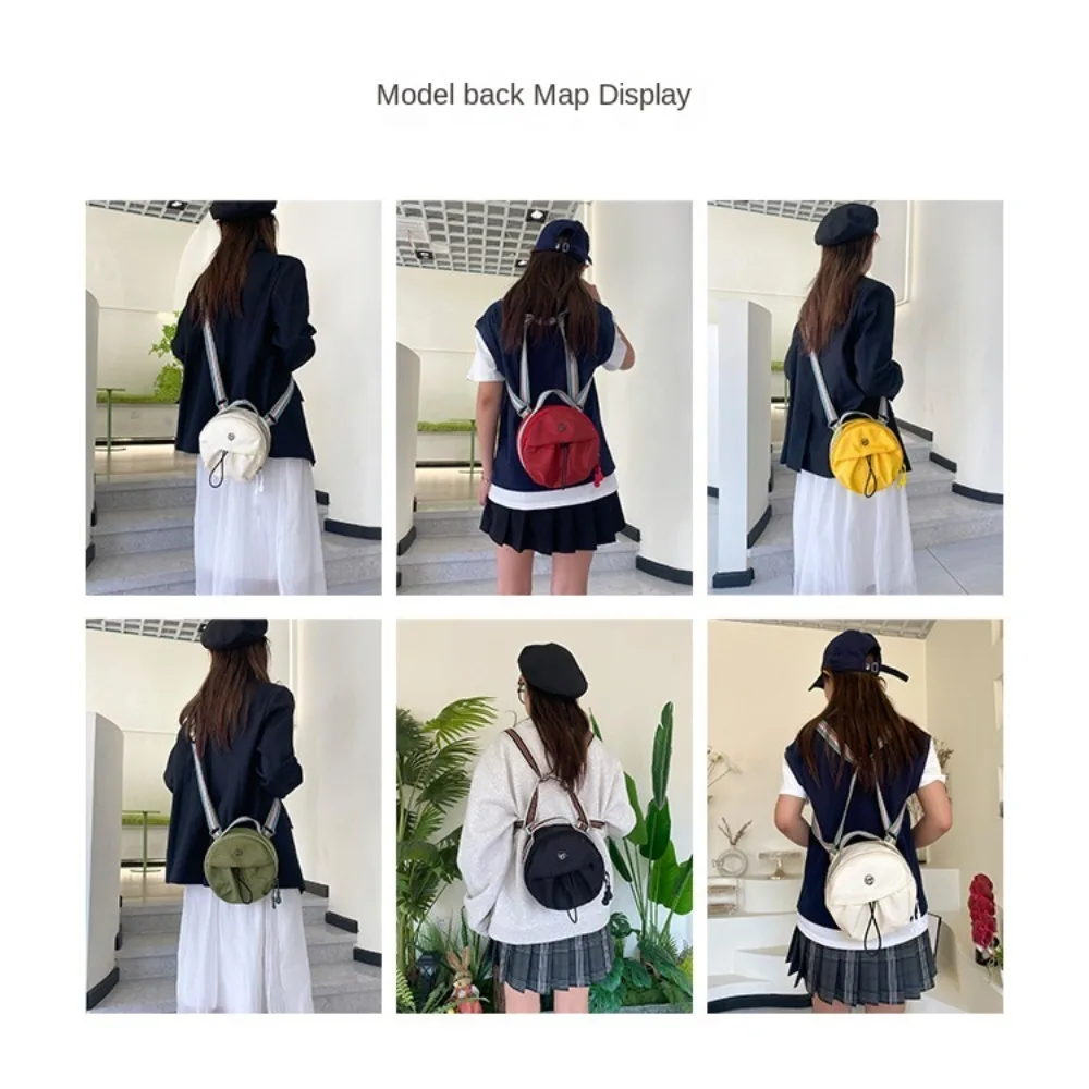 Nylon Mobile Phone Storage Bag Casual Korean Style Round Crossbody Bag Solid Color Waterproof Small Round Backpack Students
Nylon Mobile Phone Storage Bag Casual Korean Style Round Crossbody Bag Solid Color Waterproof Small Round Backpack Students