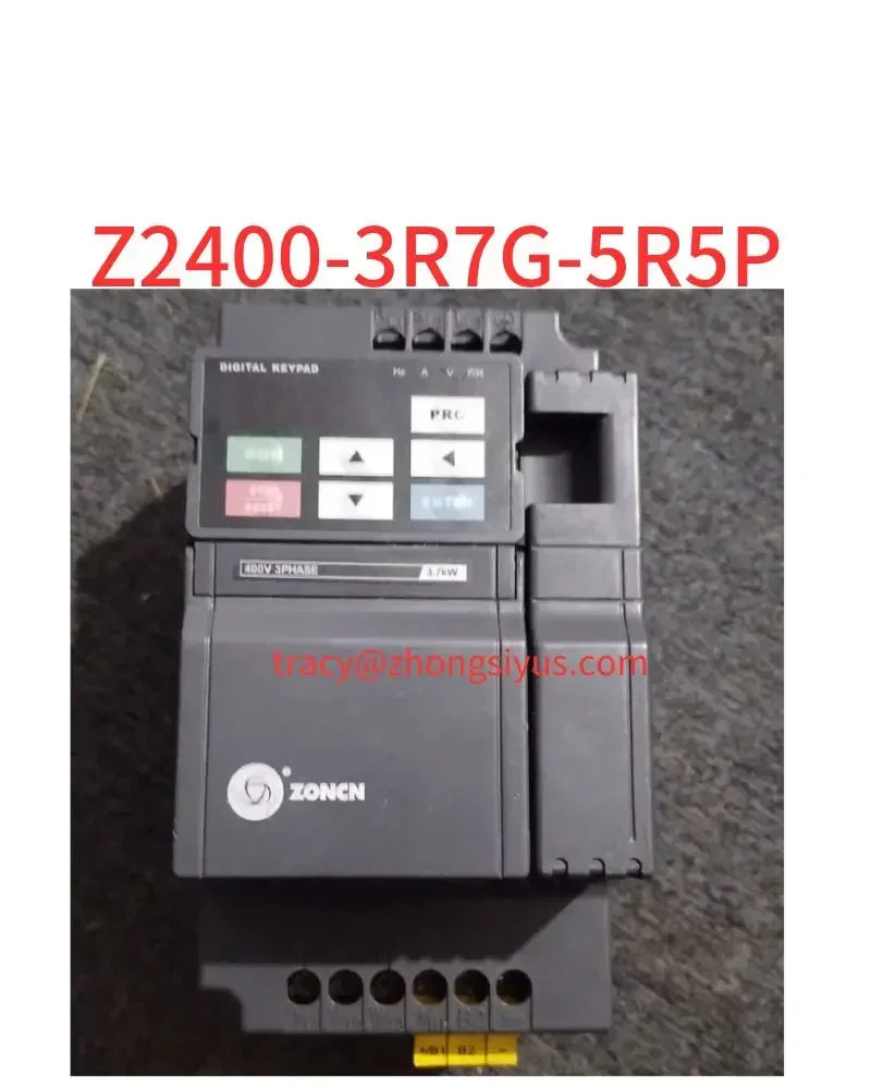 Used frequency converter, Z2400-3R7G-5R5P, Z2400 series, power 3.7 kw/5.5 kw, voltage 380V, normal function
Used frequency converter, Z2400-3R7G-5R5P, Z2400 series, power 3.7 kw/5.5 kw, voltage 380V, normal function