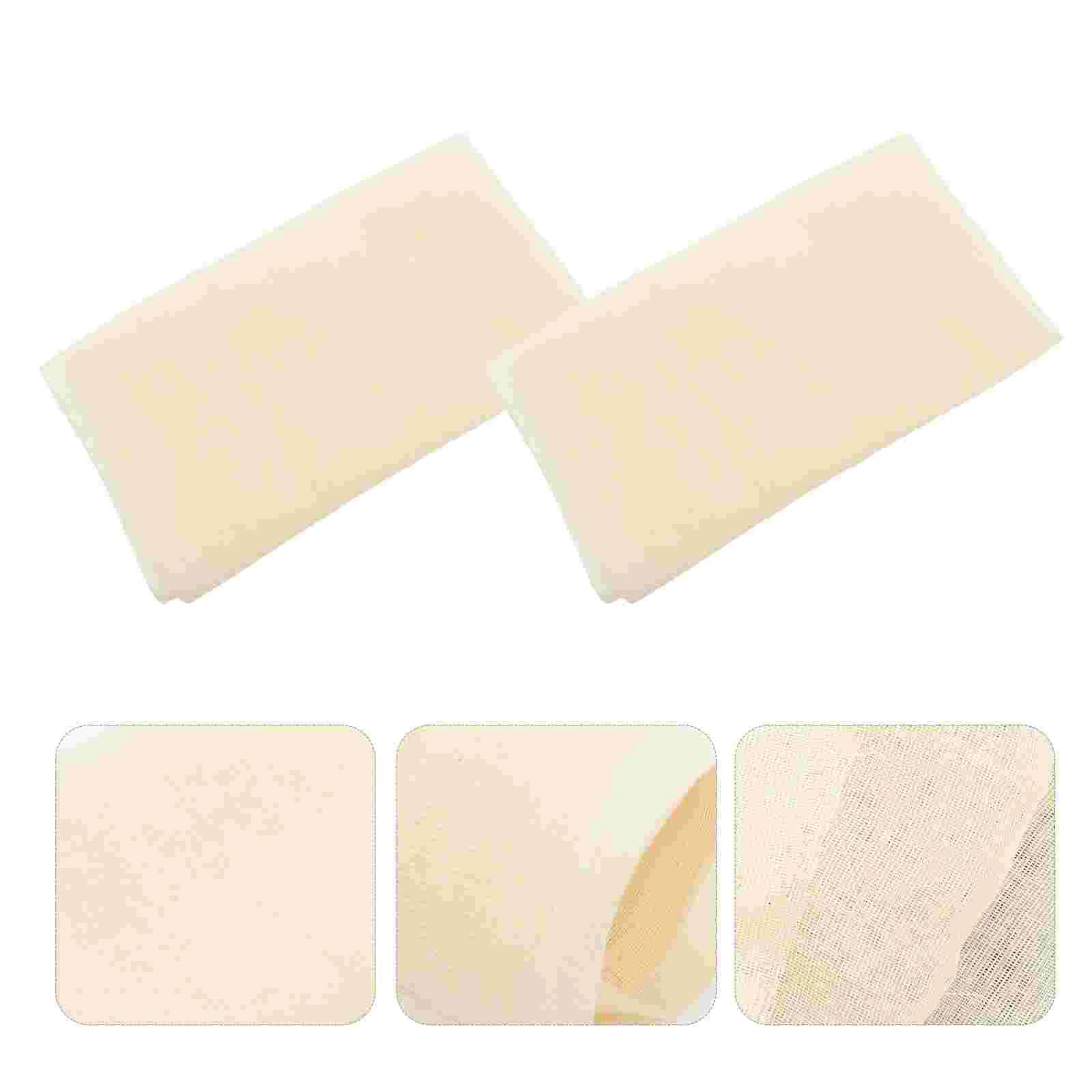 2 Pcs Cheese Cloth Stock Strainer Kitchen Cheesecloth Soup Cloths Filters Cotton Yarn
2 Pcs Cheese Cloth Stock Strainer Kitchen Cheesecloth Soup Cloths Filters Cotton Yarn