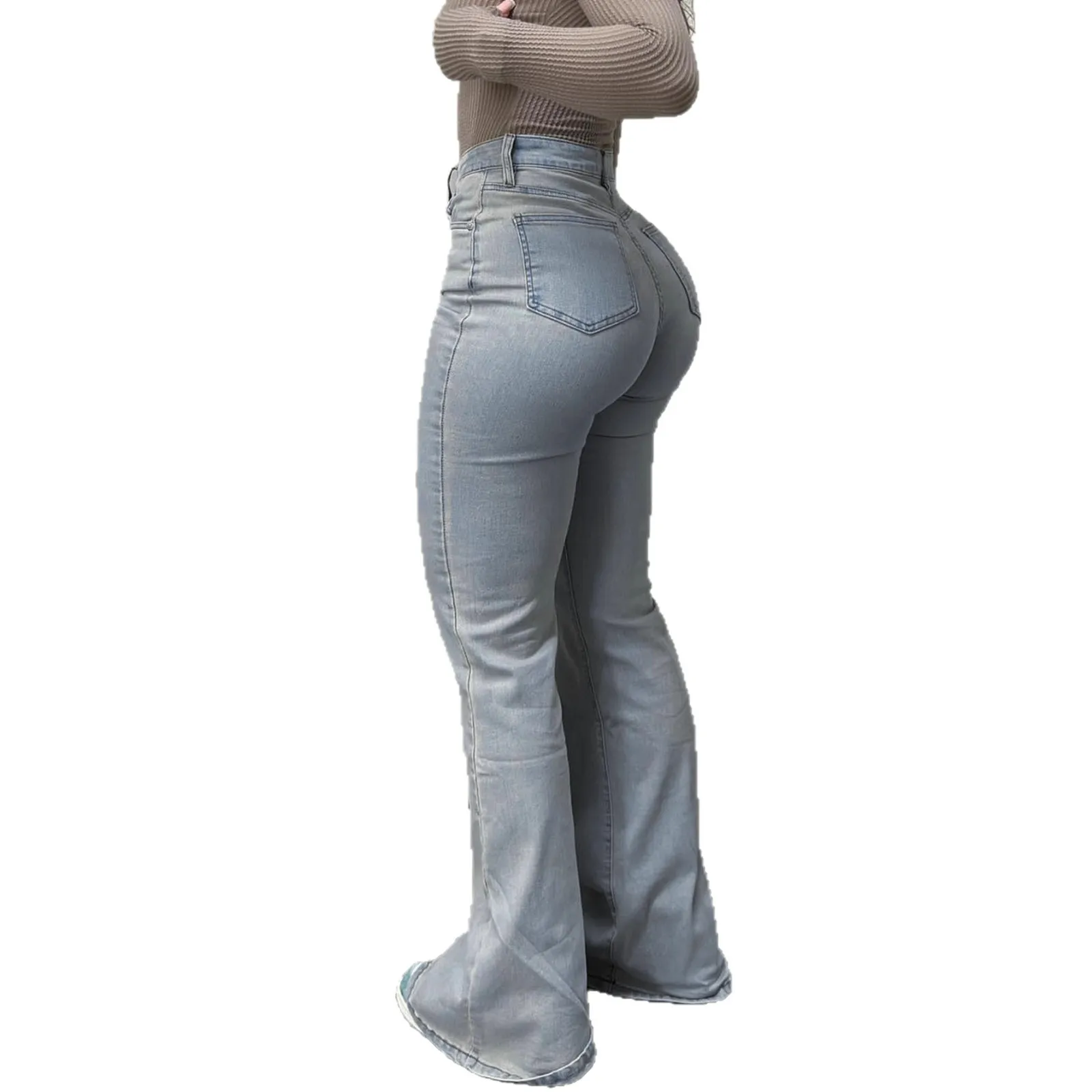 Denim Mom Flare Pants Capris Women High Waist Vintage Slight Jeans Long Pants High Waist Work Black Summer Blue Jeans
Denim Mom Flare Pants Capris Women High Waist Vintage Slight Jeans Long Pants High Waist Work Black Summer Blue Jeans