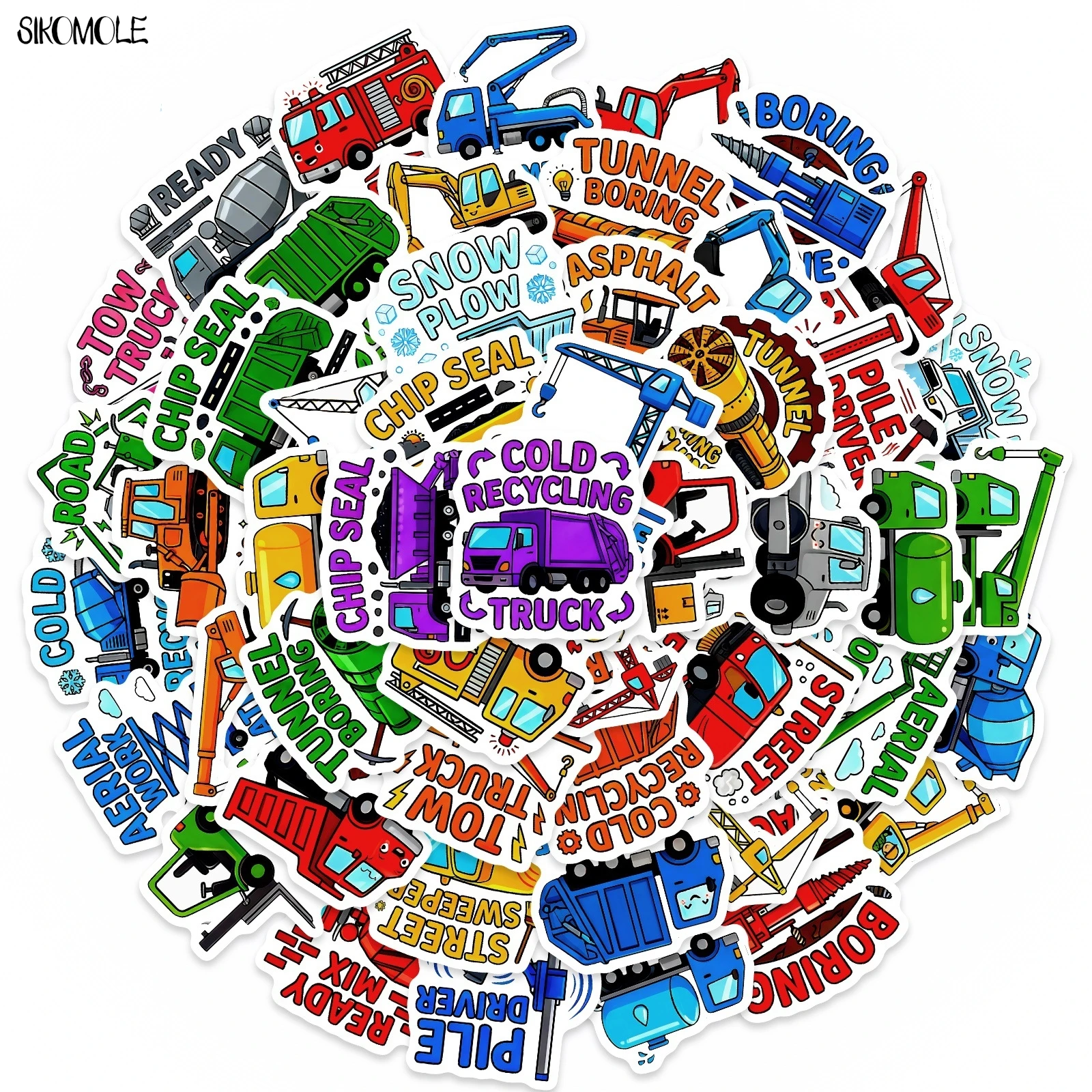 10/30/50PCS Cartoon Truck Construction Vehicle Car Stickers Book DIY Skateboard Toys Guitar Luggage Decoration Graffiti Sticker
10/30/50PCS Cartoon Truck Construction Vehicle Car Stickers Book DIY Skateboard Toys Guitar Luggage Decoration Graffiti Sticker