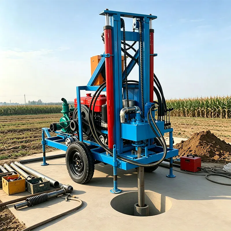 Customized Energy Efficient Water Well Drilling Rig Crawler Type 22-35HP 180m Diesel Hydraulic High Quality Drilling
Customized Energy Efficient Water Well Drilling Rig Crawler Type 22-35HP 180m Diesel Hydraulic High Quality Drilling