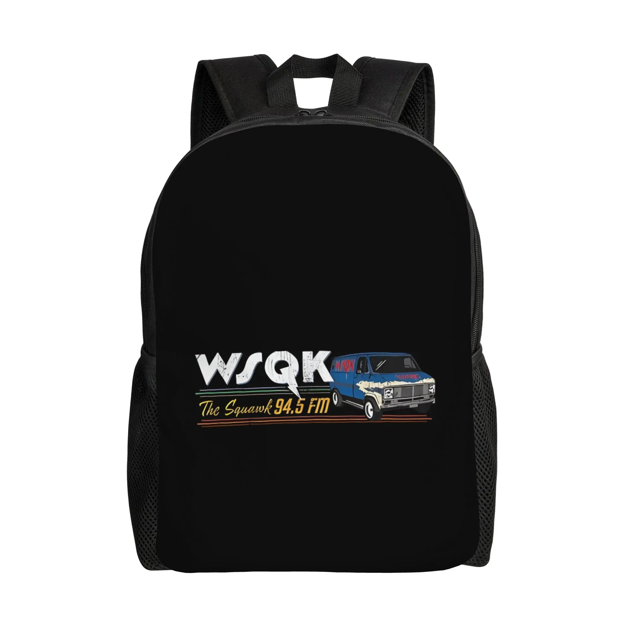 Back to school season Sturdy Shoulder WSQK The Squawk Hawkins' Hitmaker Storage Bag WSQK College Student Storage Bag Backpack
Back to school season Sturdy Shoulder WSQK The Squawk Hawkins' Hitmaker Storage Bag WSQK College Student Storage Bag Backpack
