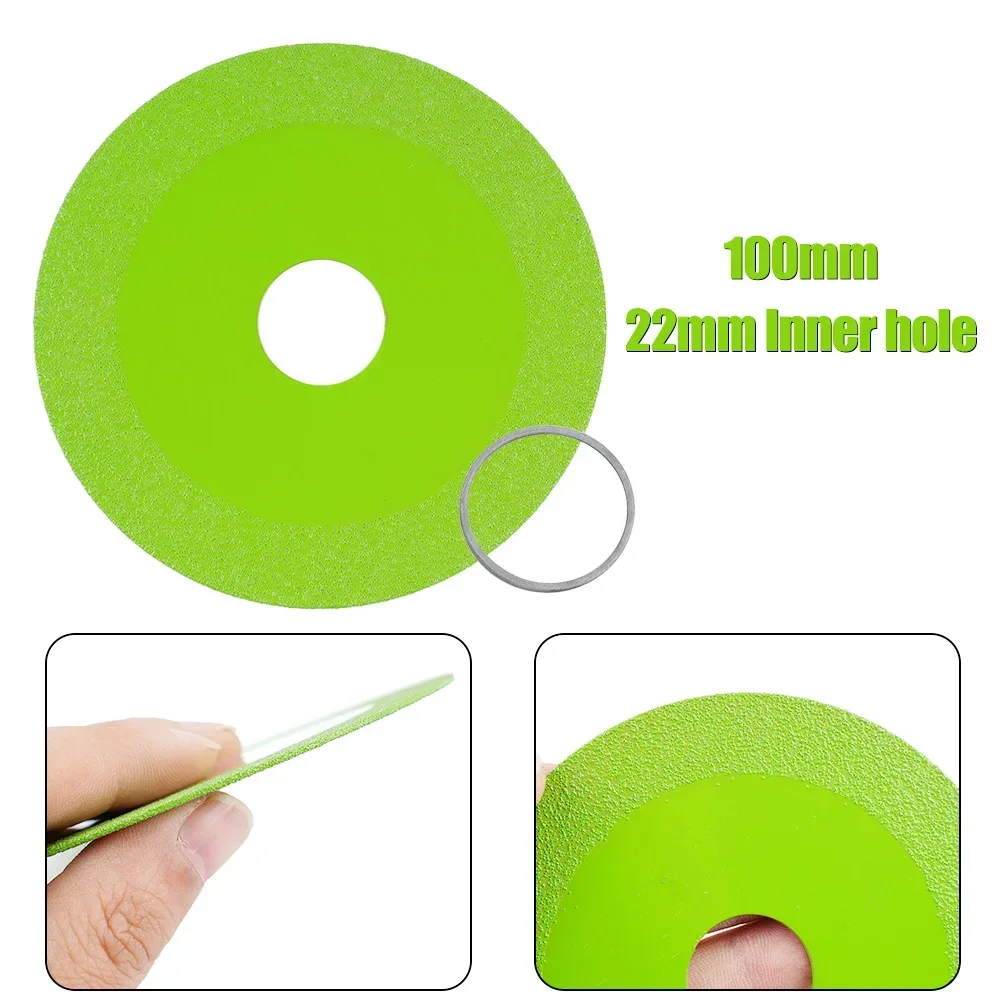 1 Pcs 4 Inch Diamond Cutting Disc Glass Tile Saw Blade Marble Ceramic Jade Brazing Grinding Wheel For Angle Grinder Rotary Tools
1 Pcs 4 Inch Diamond Cutting Disc Glass Tile Saw Blade Marble Ceramic Jade Brazing Grinding Wheel For Angle Grinder Rotary Tools