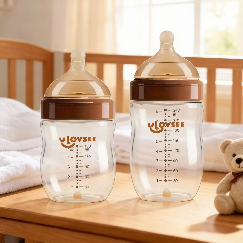 PPSU Wide Neck Baby Feeding Bottle 160ml 240ml Infant Milk Bottle Anti Colic Newborn Feeding Bottle for Daily Milk Drinking 1PC
PPSU Wide Neck Baby Feeding Bottle 160ml 240ml Infant Milk Bottle Anti Colic Newborn Feeding Bottle for Daily Milk Drinking 1PC