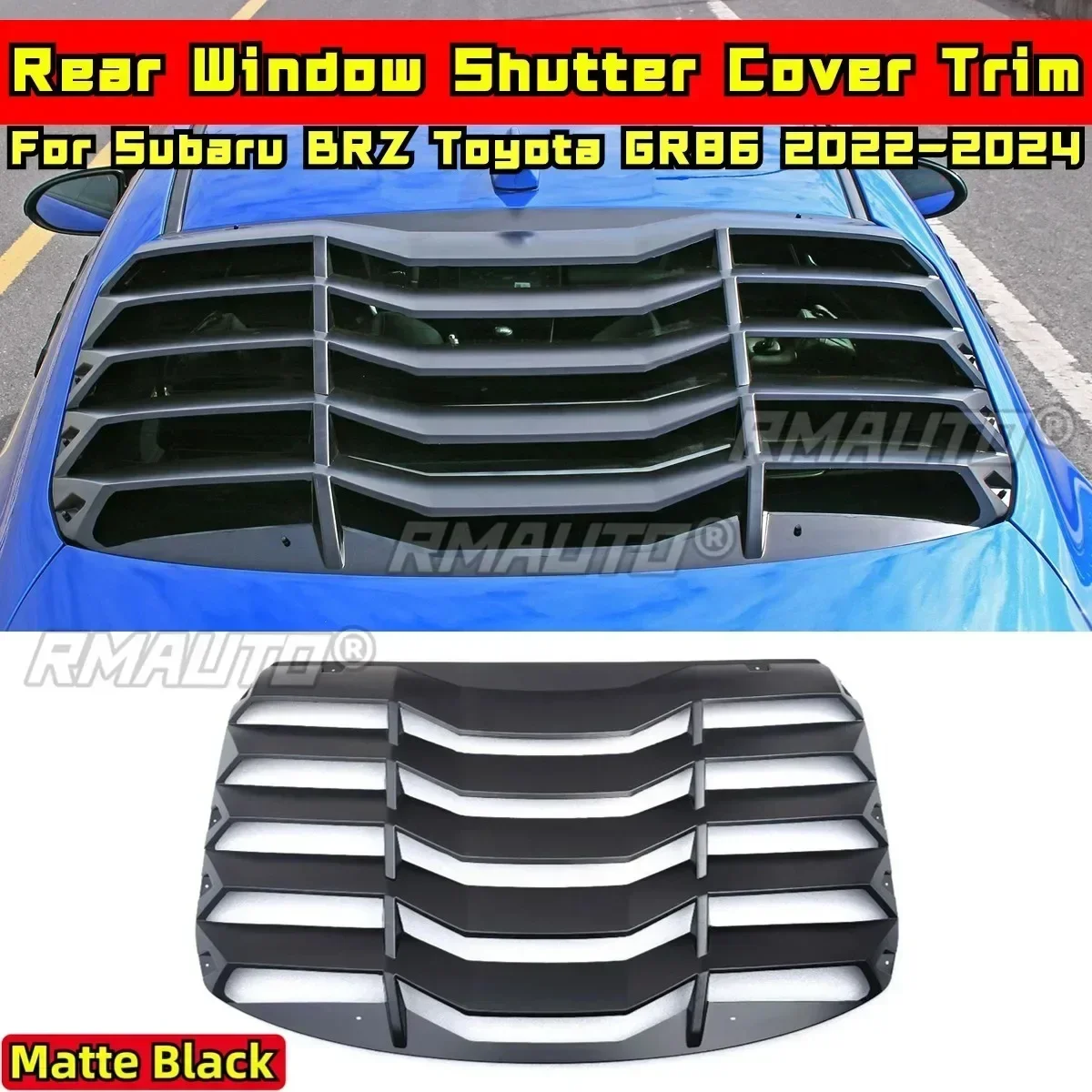 BRZ GR86 крышка жалюзи заднего стекла матовый черный стиль постоянного тока для Subaru BRZ Toyota GR86 2022-2024 автомобильные аксессуары 
BRZ GR86 крышка жалюзи заднего стекла матовый черный стиль постоянного тока для Subaru BRZ Toyota GR86 2022-2024 автомобильные аксессуары