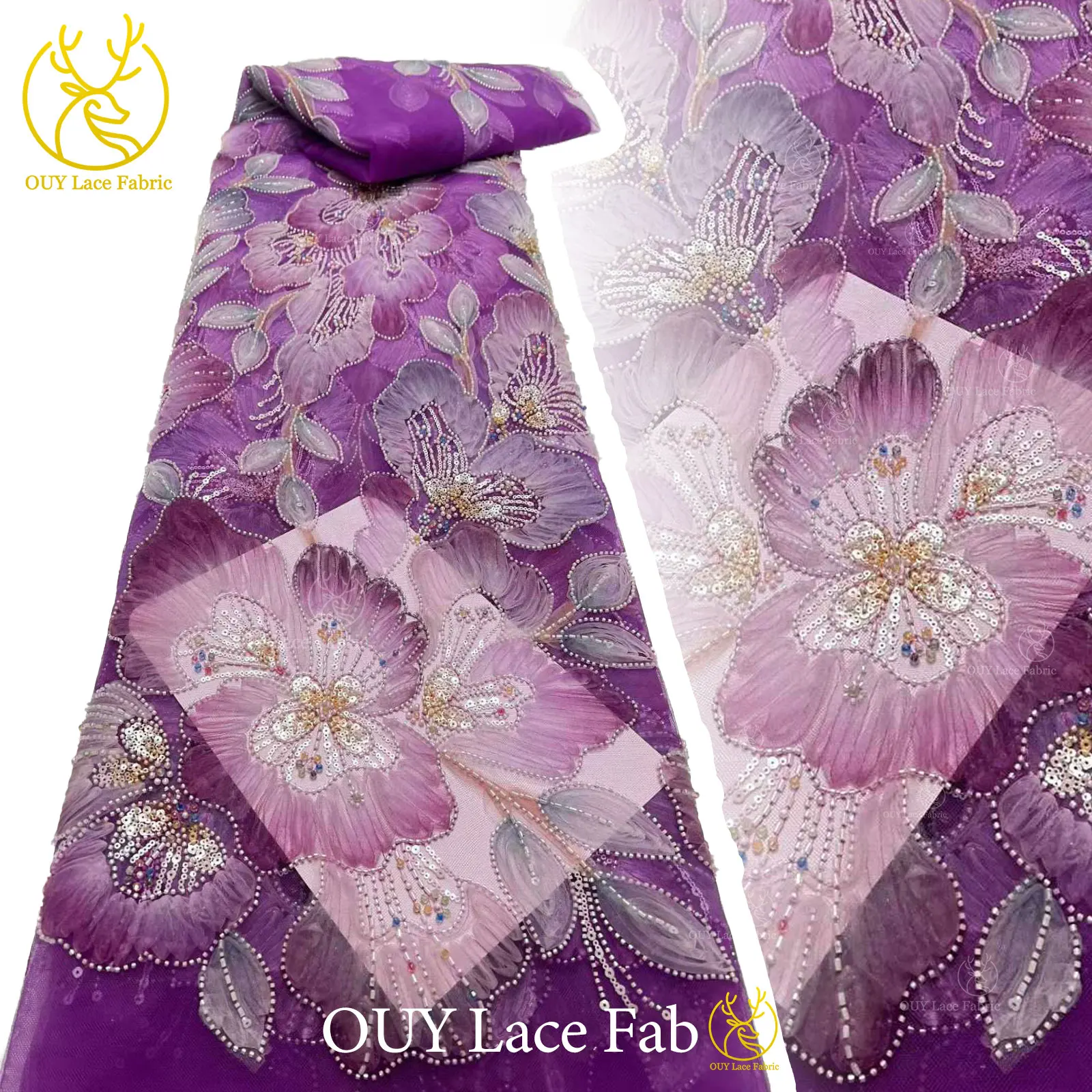 Фиолетовое модное африканское платье из Нигерии 2026: Роскошное кружево с бисером и вышивкой, французские пайетки, тюль, кружевная ткань для женских свадебных и праздничных платьев
Фиолетовое модное африканское платье из Нигерии 2026: Роскошное кружево с бисером и вышивкой, французские пайетки, тюль, кружевная ткань для женских свадебных и праздничных платьев