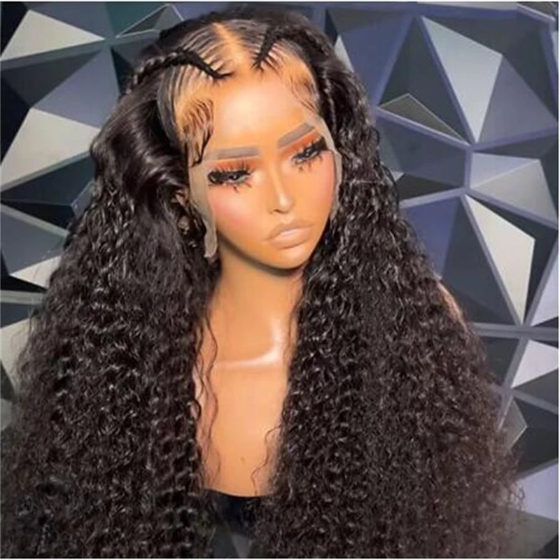 Natural Black Preplucked 26 "Long 180%Density Glueless Kinky Curly 13x4Lace Front Wig BabyHair Heat Temperature Daily Cosplay
Natural Black Preplucked 26 "Long 180%Density Glueless Kinky Curly 13x4Lace Front Wig BabyHair Heat Temperature Daily Cosplay