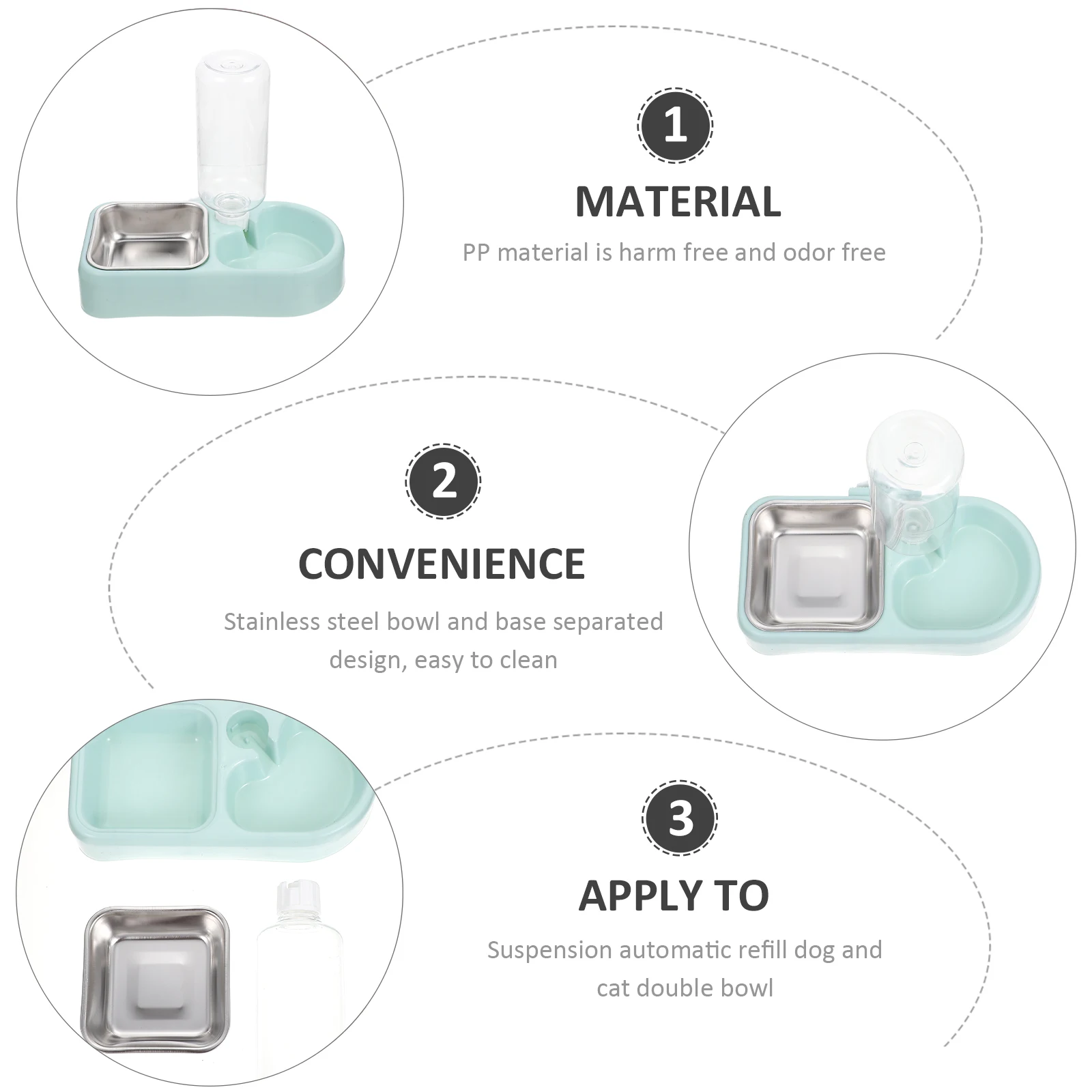1 Set Hanging Cat Feeder Detachable Dog Bowl Anti-Fall Pet Food Dispenser Cage Water Bowl Bite Resistant Shatterproof Clean
1 Set Hanging Cat Feeder Detachable Dog Bowl Anti-Fall Pet Food Dispenser Cage Water Bowl Bite Resistant Shatterproof Clean