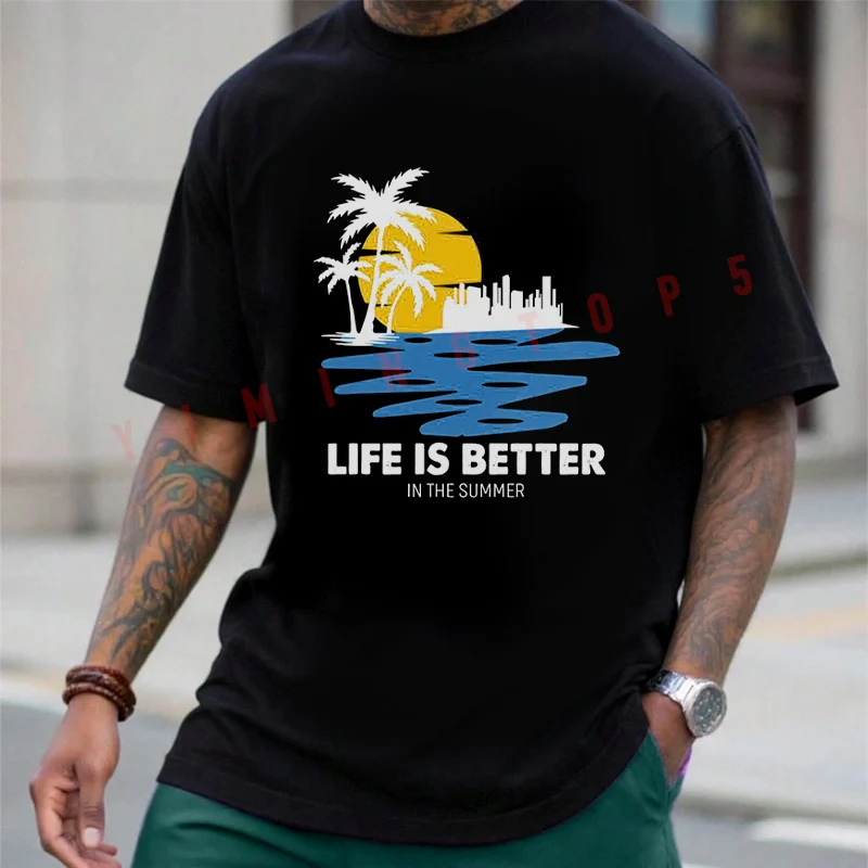 Life Is Better In The Summer Motorcycle Men T-Shirt Cotton O-neck Short Sleeve Fashion Hip Hop Streetwear Top Tees
Life Is Better In The Summer Motorcycle Men T-Shirt Cotton O-neck Short Sleeve Fashion Hip Hop Streetwear Top Tees