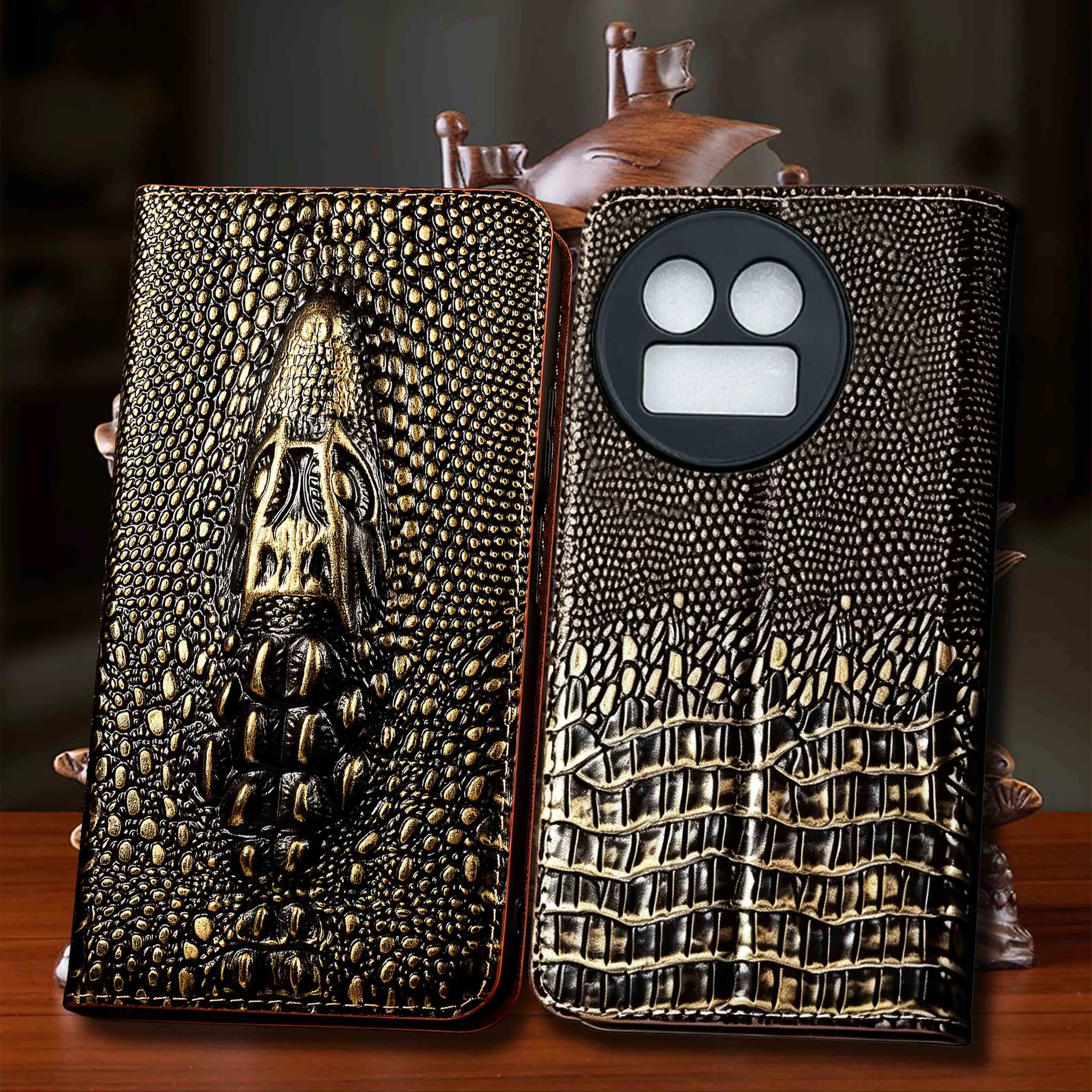 Genuine Leather Phone Case For Realme GT 2 3 5 6 6T 7 7T 8 Pro Explorer Master Crocodile Head Pattern Of Flip Cover Case Cowhide
Genuine Leather Phone Case For Realme GT 2 3 5 6 6T 7 7T 8 Pro Explorer Master Crocodile Head Pattern Of Flip Cover Case Cowhide