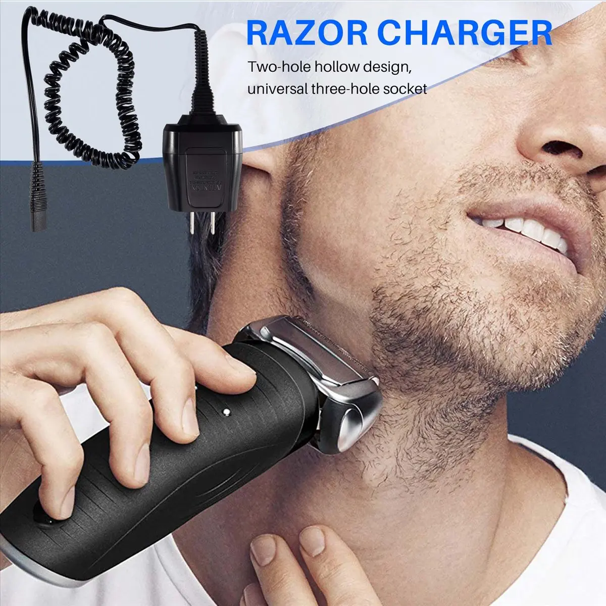 (MEOF) Power Cord for Braun Shaver Series 7 3 5 S3 Charger for Braun Electric Razor 190/199 Replacement 12V Adapter US Plug
(MEOF) Power Cord for Braun Shaver Series 7 3 5 S3 Charger for Braun Electric Razor 190/199 Replacement 12V Adapter US Plug