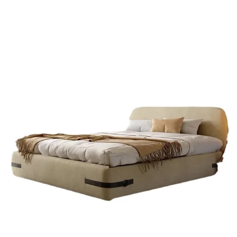 Nordic technology fabric bed master bedroom modern simple bed
Nordic technology fabric bed master bedroom modern simple bed