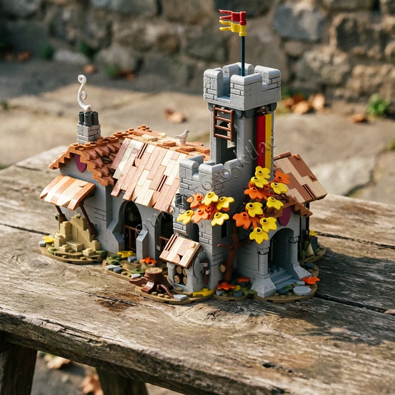 1401 Parts Customized MOC Medieval Castle Autumn stables Model Building DIY Blocks Bricks Assembly Toy Educational Holiday Gifts
1401 Parts Customized MOC Medieval Castle Autumn stables Model Building DIY Blocks Bricks Assembly Toy Educational Holiday Gifts