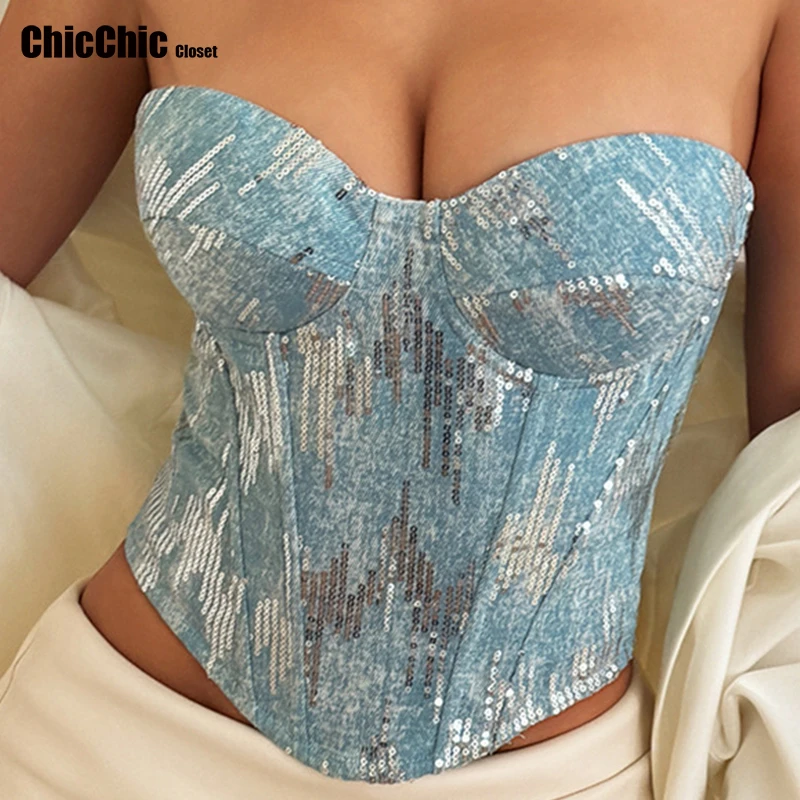 Женский корсет с блестками и блестками, рождественский, новогодний, вечерние, формирователь тела, элегантное женское тонкое бюстье, сверкающее вечернее платье, укороченный топ
Женский корсет с блестками и блестками, рождественский, новогодний, вечерние, формирователь тела, элегантное женское тонкое бюстье, сверкающее вечернее платье, укороченный топ