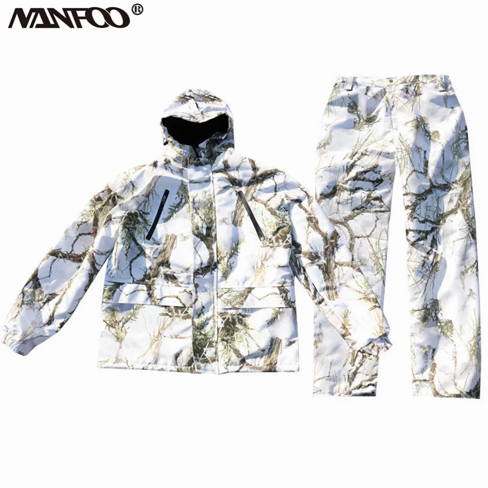 Winter Thicken Fleece Anti-Cold Snow Bionic Camouflage Hunting Fishing Suit Water Windproof Tactical Hiking Climbing Clothes
Winter Thicken Fleece Anti-Cold Snow Bionic Camouflage Hunting Fishing Suit Water Windproof Tactical Hiking Climbing Clothes