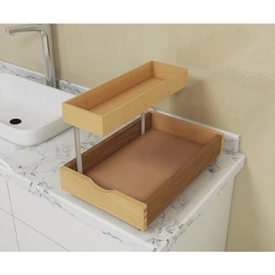 2 Tier Pull Out Organizer Shelf Sliding Draer Storage for Kitchen Bathroom Storage Cabinet Under Sink Slide Out Shelf Organizin
2 Tier Pull Out Organizer Shelf Sliding Draer Storage for Kitchen Bathroom Storage Cabinet Under Sink Slide Out Shelf Organizin