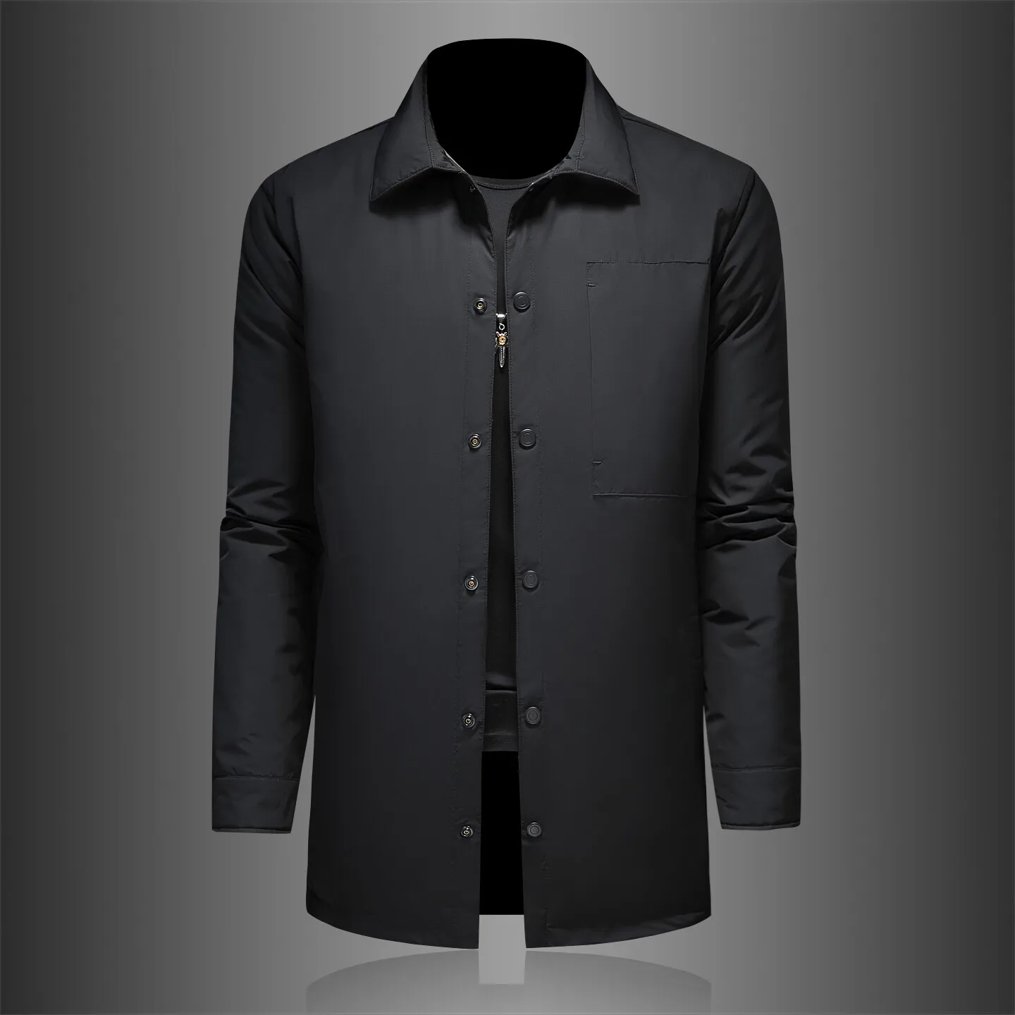 Winter New Men's down Jaet Lightweight Thin White Du down Casual Mid-Length Pure Color Long Length Outdoor Ci Wear
Winter New Men's down Jaet Lightweight Thin White Du down Casual Mid-Length Pure Color Long Length Outdoor Ci Wear