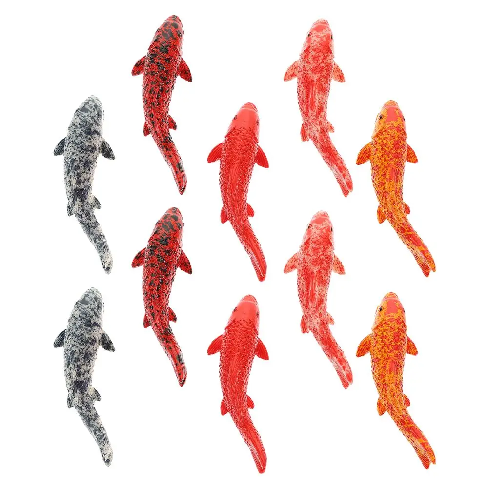 10 Pcs Mini Koi Decorations Realistic Fish Models Resin Aquarium Crafts Plastic Goldfish Fake Fish Model Pet Supplies
10 Pcs Mini Koi Decorations Realistic Fish Models Resin Aquarium Crafts Plastic Goldfish Fake Fish Model Pet Supplies