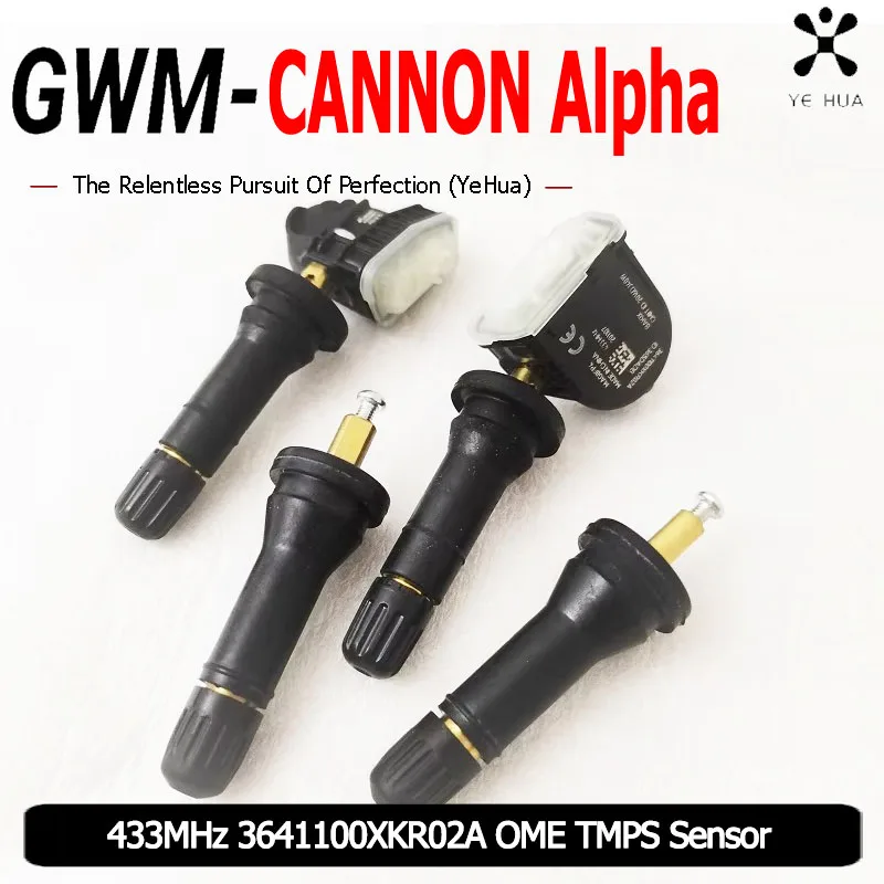 4pcs 433MHz 3641101AKN01A TPMS Sensor Tire Pressure Monitoring System For Great Wall Poer Gwm Poer Cannon Alpha Tank 300 2023
4pcs 433MHz 3641101AKN01A TPMS Sensor Tire Pressure Monitoring System For Great Wall Poer Gwm Poer Cannon Alpha Tank 300 2023