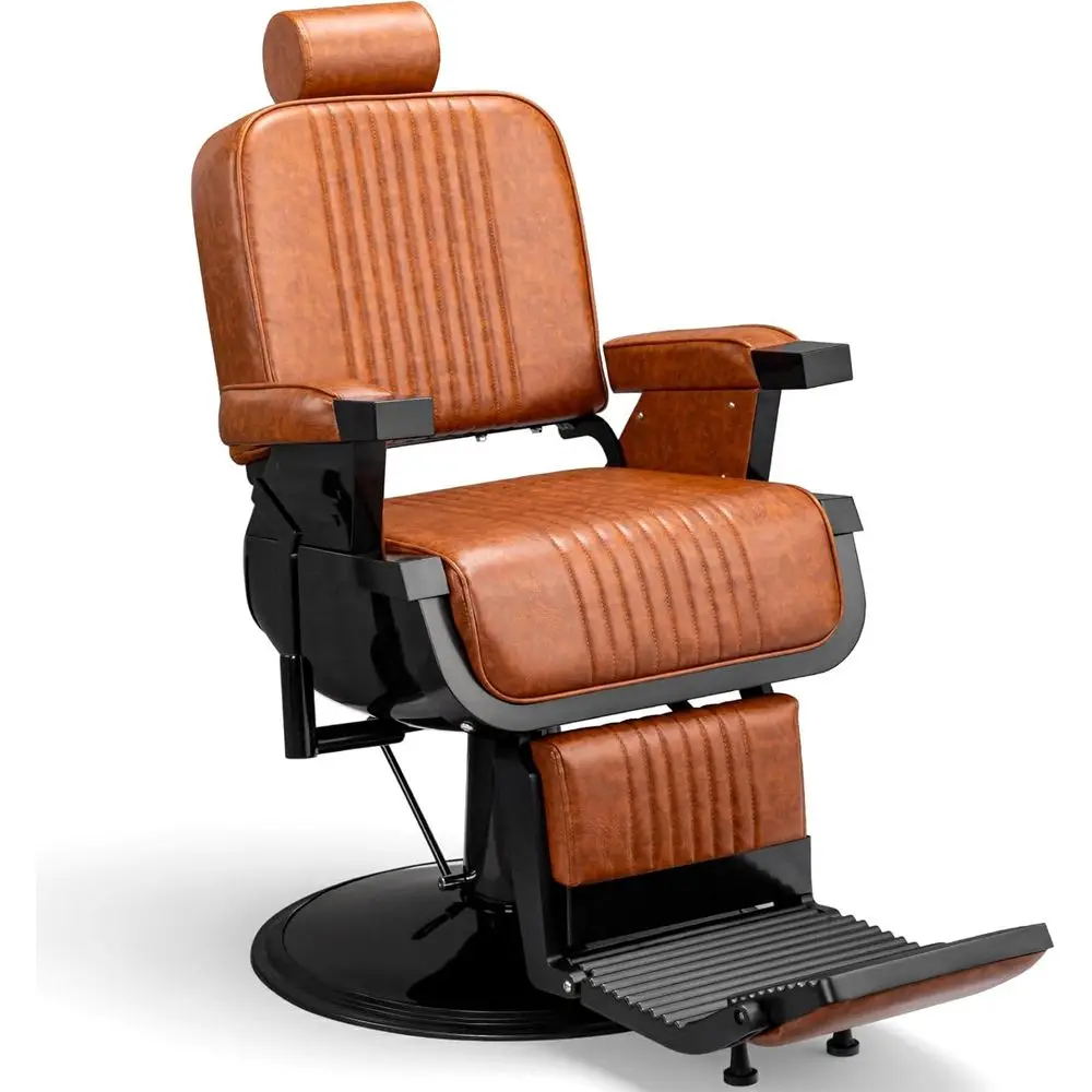 Винтажное парикмахерское кресло, гидравлическое регулируемое кресло для салона красоты с подставкой для ног и подголовником, 360 градусов ° Вращающееся универсальное кресло
Винтажное парикмахерское кресло, гидравлическое регулируемое кресло для салона красоты с подставкой для ног и подголовником, 360 градусов ° Вращающееся универсальное кресло