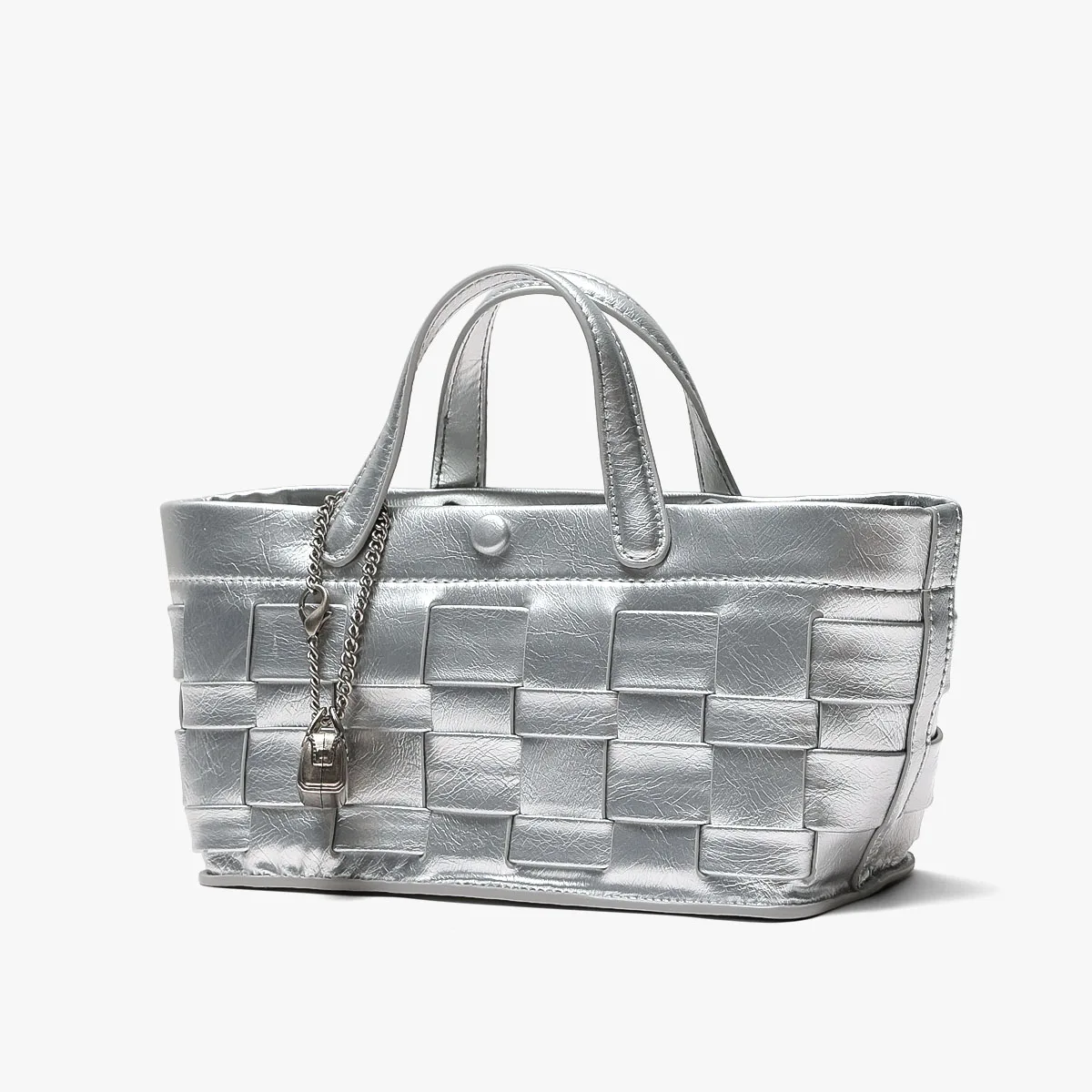 Vegetable Basket Braided Bag 2025 New Niche Design Silver Summer Fashion One-Shoulder Crossbody Bag Women's Hand Tote Bag
Vegetable Basket Braided Bag 2025 New Niche Design Silver Summer Fashion One-Shoulder Crossbody Bag Women's Hand Tote Bag