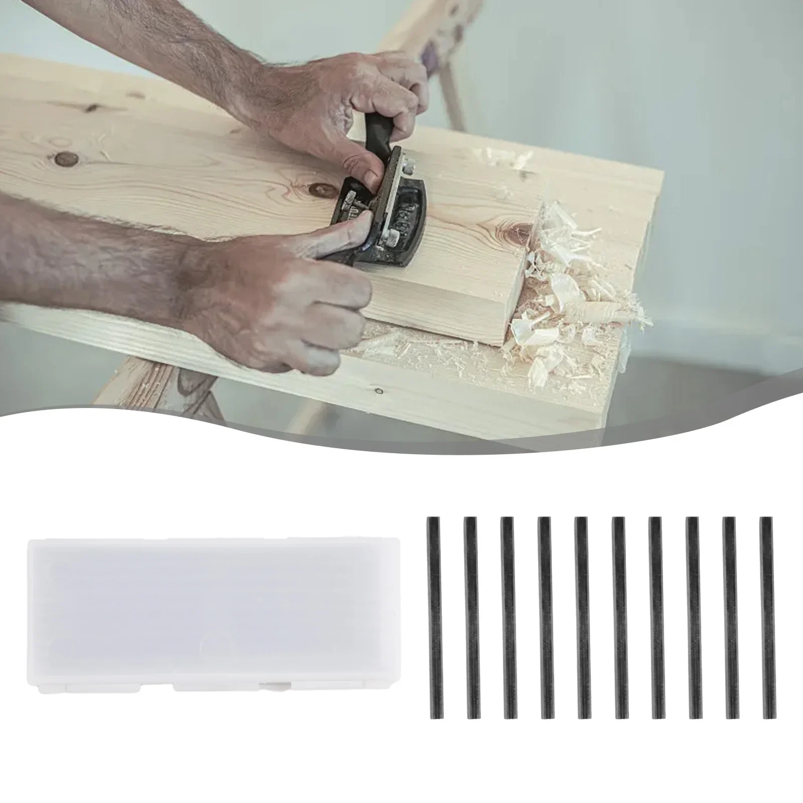 10pcs Electric Planer Blades Hard Alloy Planer Woodworking Machinery Parts For Electric Handheld Wood Planer Power Tools
10pcs Electric Planer Blades Hard Alloy Planer Woodworking Machinery Parts For Electric Handheld Wood Planer Power Tools