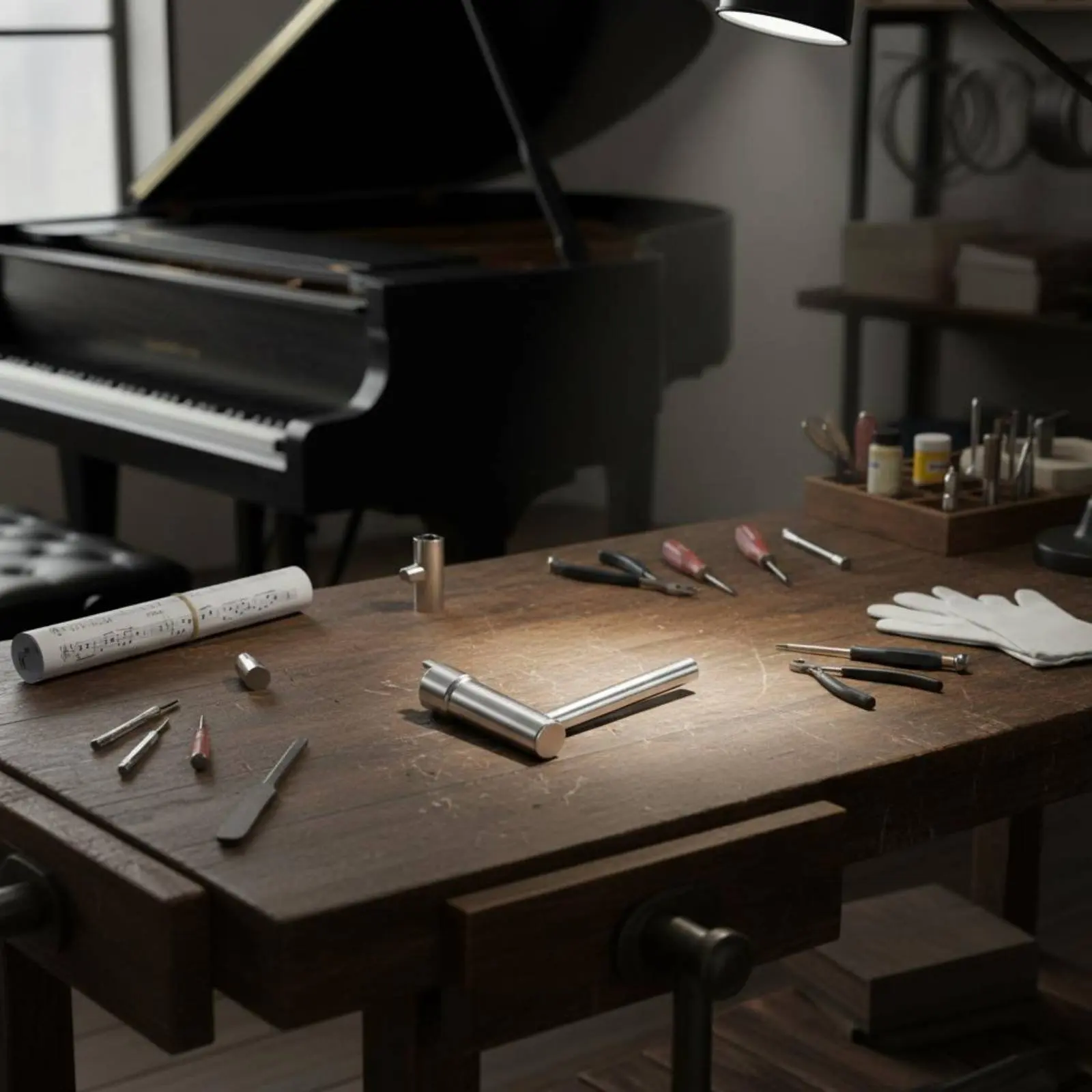 Piano Action Regulation Wrench Professional Grade Musical Instrument Repair for Music Studio
Piano Action Regulation Wrench Professional Grade Musical Instrument Repair for Music Studio