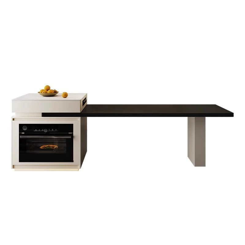 Simple and modern integrated household retractable multi-functional storage dining island
Simple and modern integrated household retractable multi-functional storage dining island