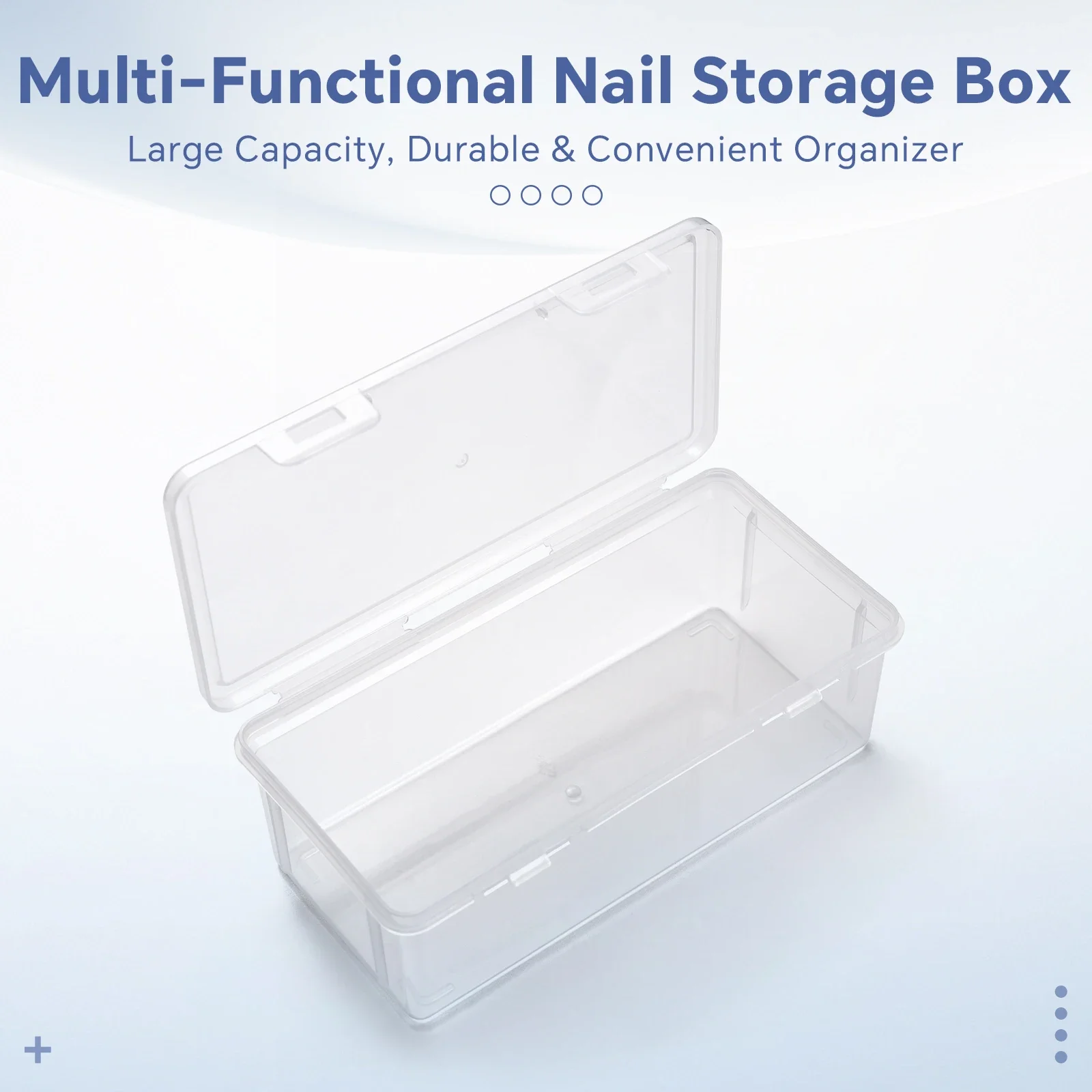Пустой органайзер для дизайна ногтей, пластиковый прозрачный ящик для хранения ногтей супер емкости, многофункциональный ящик для хранения инструментов для ногтей
Пустой органайзер для дизайна ногтей, пластиковый прозрачный ящик для хранения ногтей супер емкости, многофункциональный ящик для хранения инструментов для ногтей